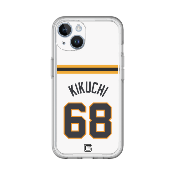 スリムプロテクションプレミアムケース［ 読売ジャイアンツ - #68 KIKUCHI - ホーム ］