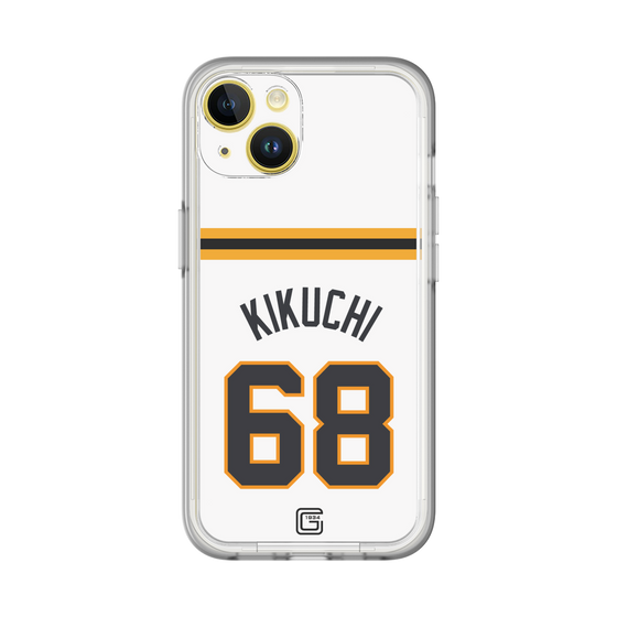 スリムプロテクションプレミアムケース［ 読売ジャイアンツ - #68 KIKUCHI - ホーム ］
