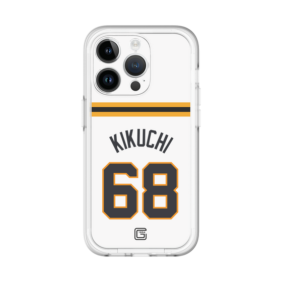スリムプロテクションプレミアムケース［ 読売ジャイアンツ - #68 KIKUCHI - ホーム ］