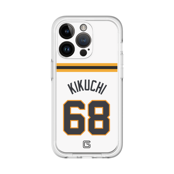 スリムプロテクションプレミアムケース［ 読売ジャイアンツ - #68 KIKUCHI - ホーム ］