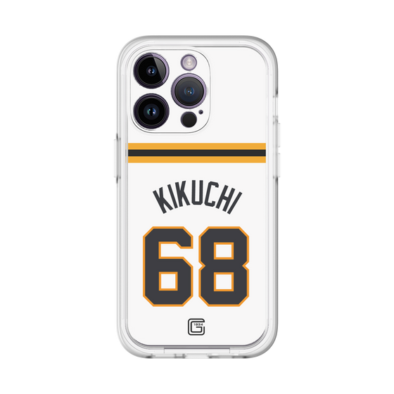 スリムプロテクションプレミアムケース［ 読売ジャイアンツ - #68 KIKUCHI - ホーム ］