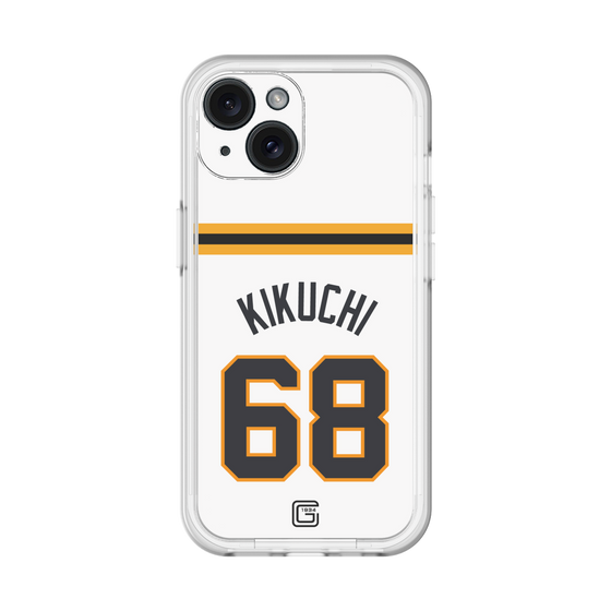 スリムプロテクションプレミアムケース［ 読売ジャイアンツ - #68 KIKUCHI - ホーム ］