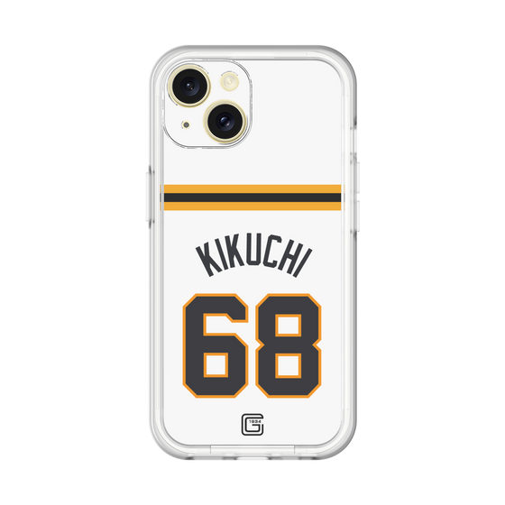 スリムプロテクションプレミアムケース［ 読売ジャイアンツ - #68 KIKUCHI - ホーム ］