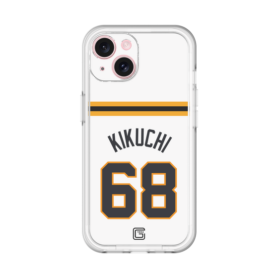 スリムプロテクションプレミアムケース［ 読売ジャイアンツ - #68 KIKUCHI - ホーム ］