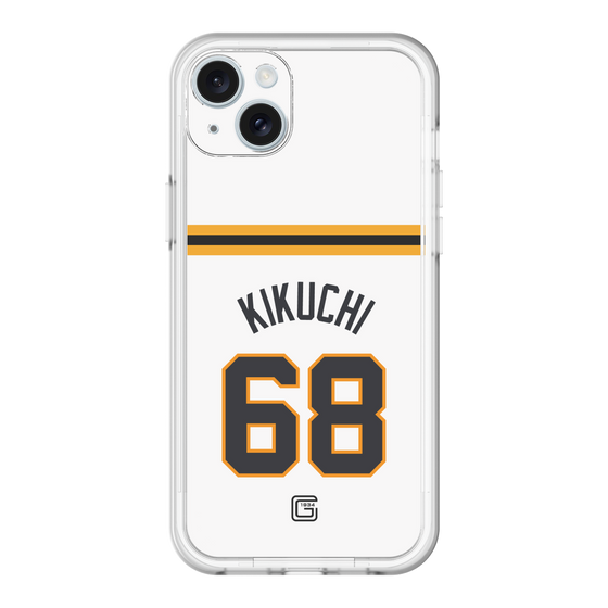 スリムプロテクションプレミアムケース［ 読売ジャイアンツ - #68 KIKUCHI - ホーム ］