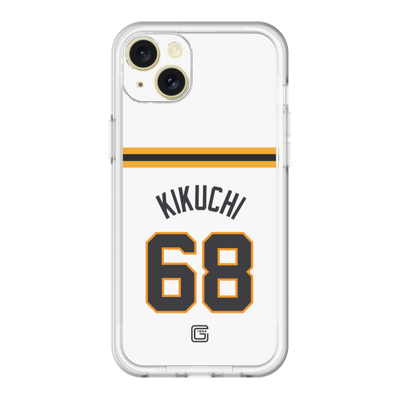 スリムプロテクションプレミアムケース［ 読売ジャイアンツ - #68 KIKUCHI - ホーム ］