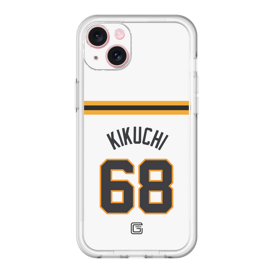 スリムプロテクションプレミアムケース［ 読売ジャイアンツ - #68 KIKUCHI - ホーム ］