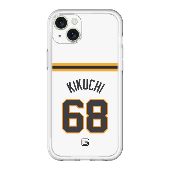 スリムプロテクションプレミアムケース［ 読売ジャイアンツ - #68 KIKUCHI - ホーム ］