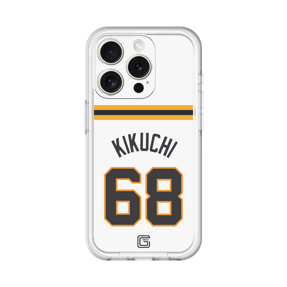 スリムプロテクションプレミアムケース［ 読売ジャイアンツ - #68 KIKUCHI - ホーム ］