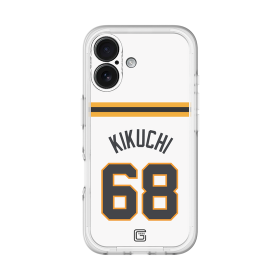 スリムプロテクションプレミアムケース［ 読売ジャイアンツ - #68 KIKUCHI - ホーム ］