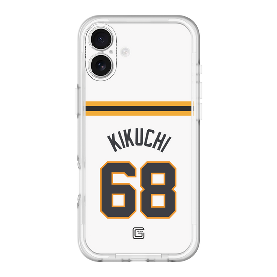 スリムプロテクションプレミアムケース［ 読売ジャイアンツ - #68 KIKUCHI - ホーム ］