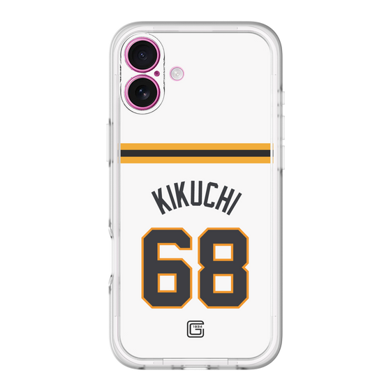 スリムプロテクションプレミアムケース［ 読売ジャイアンツ - #68 KIKUCHI - ホーム ］