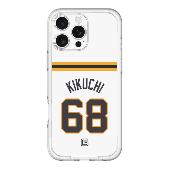 スリムプロテクションプレミアムケース［ 読売ジャイアンツ - #68 KIKUCHI - ホーム ］