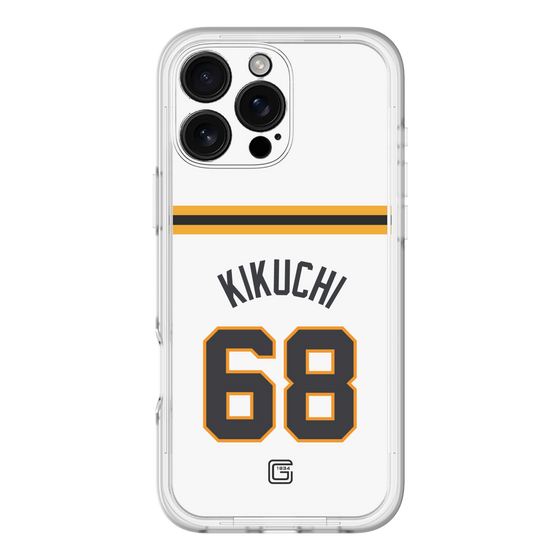 スリムプロテクションプレミアムケース［ 読売ジャイアンツ - #68 KIKUCHI - ホーム ］