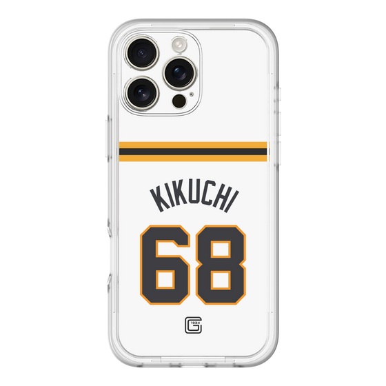スリムプロテクションプレミアムケース［ 読売ジャイアンツ - #68 KIKUCHI - ホーム ］