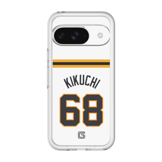 スリムプロテクションプレミアムケース［ 読売ジャイアンツ - #68 KIKUCHI - ホーム ］