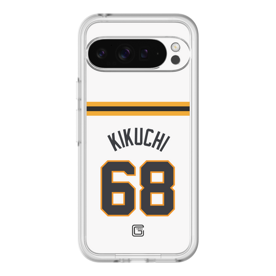 スリムプロテクションプレミアムケース［ 読売ジャイアンツ - #68 KIKUCHI - ホーム ］