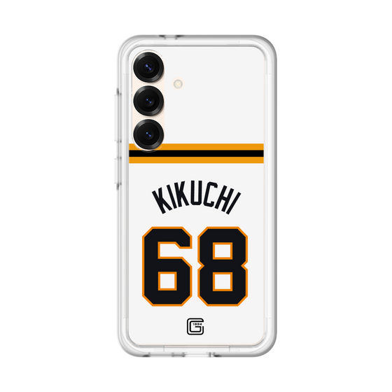 スリムプロテクションプレミアムケース［ 読売ジャイアンツ - #68 KIKUCHI - ホーム ］