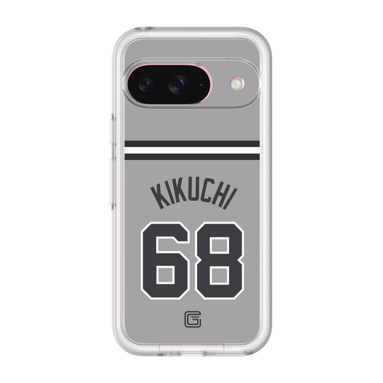 スリムプロテクションプレミアムケース［ 読売ジャイアンツ - #68 KIKUCHI - ビジター ］