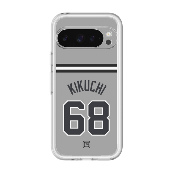 スリムプロテクションプレミアムケース［ 読売ジャイアンツ - #68 KIKUCHI - ビジター ］