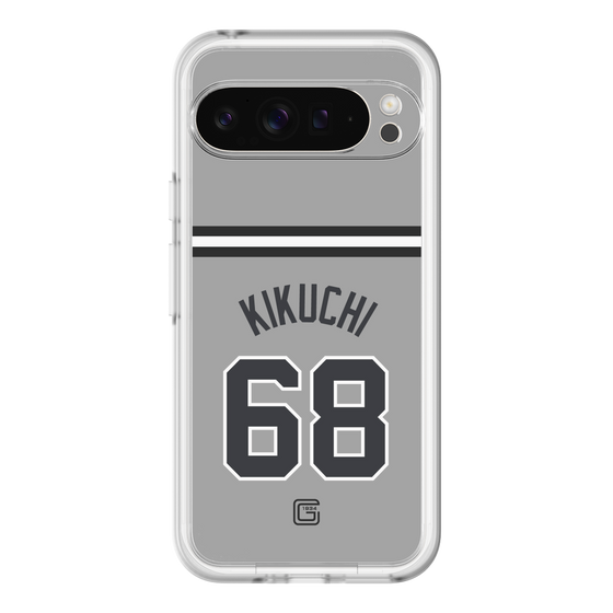スリムプロテクションプレミアムケース［ 読売ジャイアンツ - #68 KIKUCHI - ビジター ］