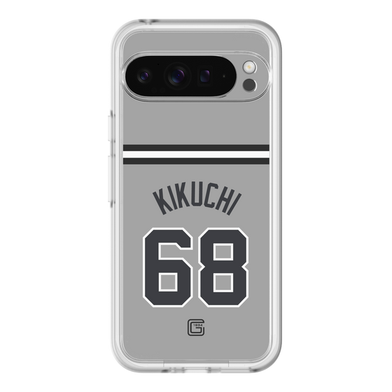 スリムプロテクションプレミアムケース［ 読売ジャイアンツ - #68 KIKUCHI - ビジター ］