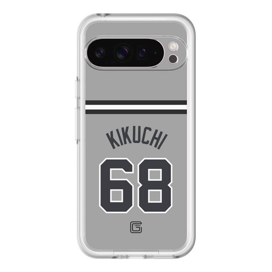 スリムプロテクションプレミアムケース［ 読売ジャイアンツ - #68 KIKUCHI - ビジター ］