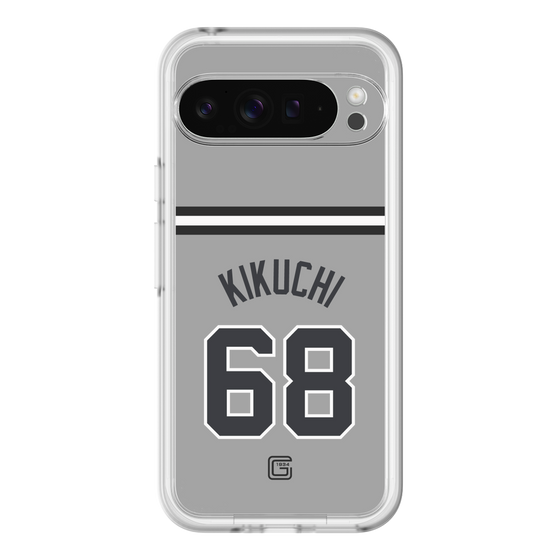スリムプロテクションプレミアムケース［ 読売ジャイアンツ - #68 KIKUCHI - ビジター ］