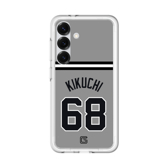 スリムプロテクションプレミアムケース［ 読売ジャイアンツ - #68 KIKUCHI - ビジター ］
