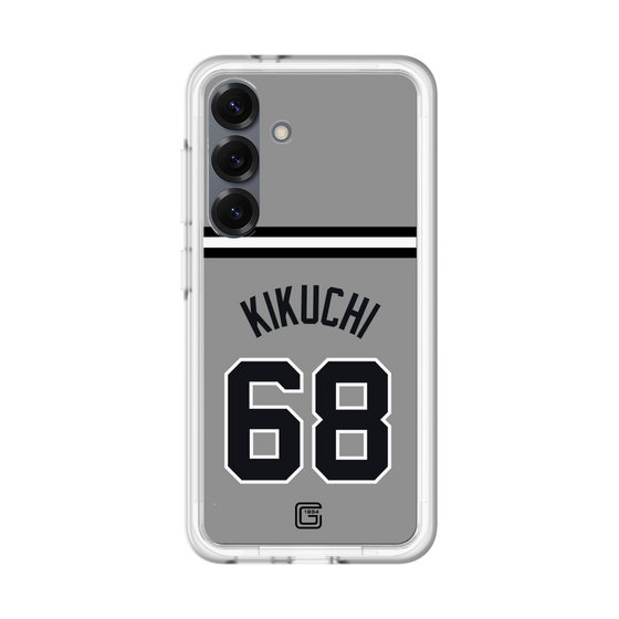 スリムプロテクションプレミアムケース［ 読売ジャイアンツ - #68 KIKUCHI - ビジター ］