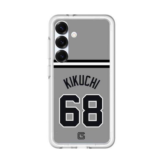 スリムプロテクションプレミアムケース［ 読売ジャイアンツ - #68 KIKUCHI - ビジター ］