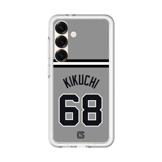 スリムプロテクションプレミアムケース［ 読売ジャイアンツ - #68 KIKUCHI - ビジター ］
