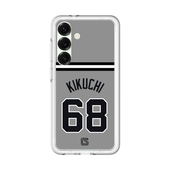 スリムプロテクションプレミアムケース［ 読売ジャイアンツ - #68 KIKUCHI - ビジター ］