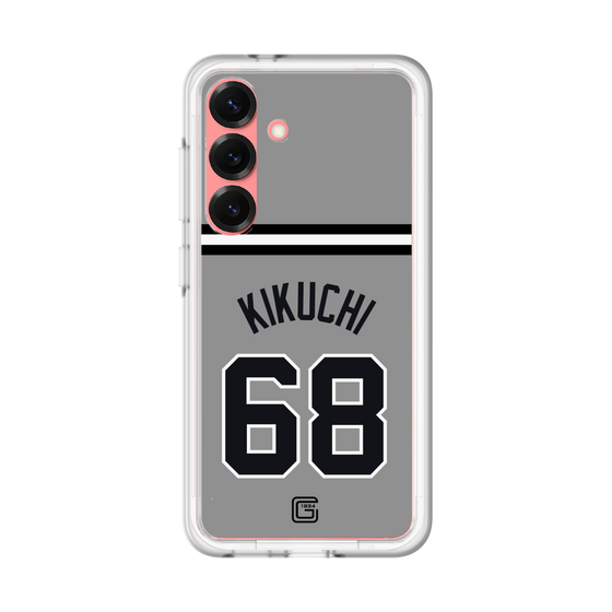 スリムプロテクションプレミアムケース［ 読売ジャイアンツ - #68 KIKUCHI - ビジター ］