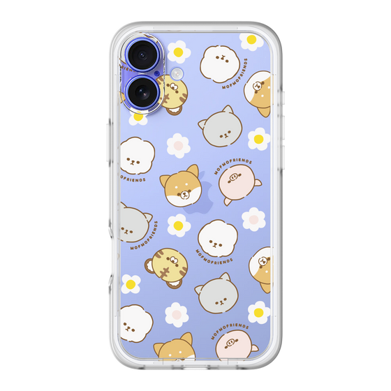 スリムプロテクションプレミアムケース［ mofmofriends - フラワー ］