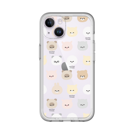スリムプロテクションプレミアムケース［ mofmofriends - フェイス ］