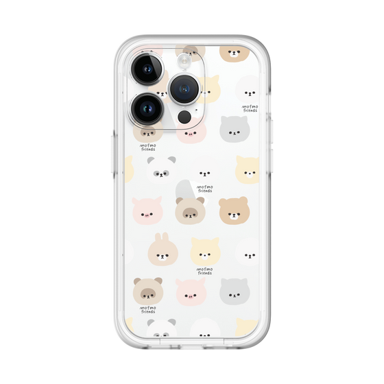 スリムプロテクションプレミアムケース［ mofmofriends - フェイス ］