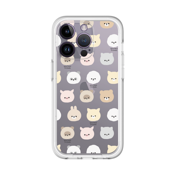 スリムプロテクションプレミアムケース［ mofmofriends - フェイス ］
