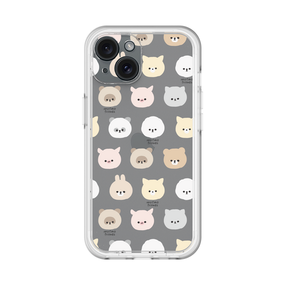 スリムプロテクションプレミアムケース［ mofmofriends - フェイス ］