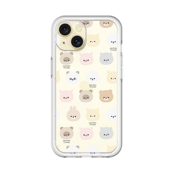スリムプロテクションプレミアムケース［ mofmofriends - フェイス ］
