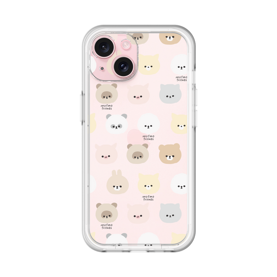 スリムプロテクションプレミアムケース［ mofmofriends - フェイス ］