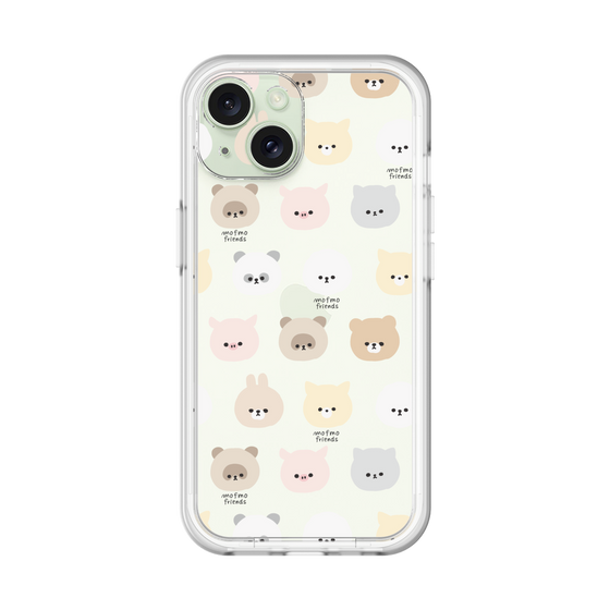 スリムプロテクションプレミアムケース［ mofmofriends - フェイス ］