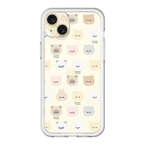 スリムプロテクションプレミアムケース［ mofmofriends - フェイス ］