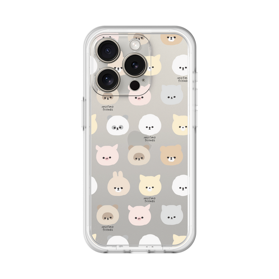 スリムプロテクションプレミアムケース［ mofmofriends - フェイス ］