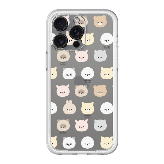スリムプロテクションプレミアムケース［ mofmofriends - フェイス ］