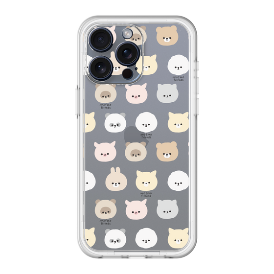 スリムプロテクションプレミアムケース［ mofmofriends - フェイス ］