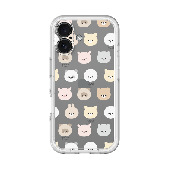 スリムプロテクションプレミアムケース［ mofmofriends - フェイス ］