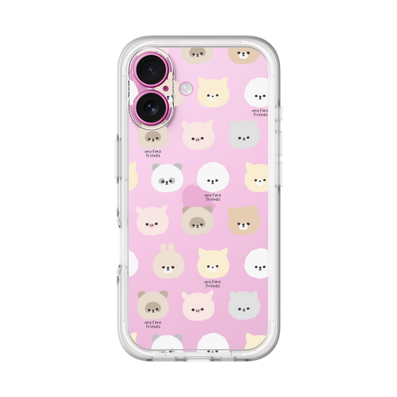 スリムプロテクションプレミアムケース［ mofmofriends - フェイス ］