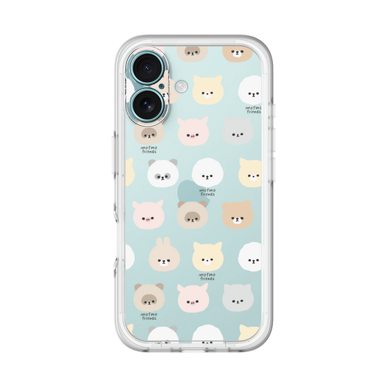 スリムプロテクションプレミアムケース［ mofmofriends - フェイス ］