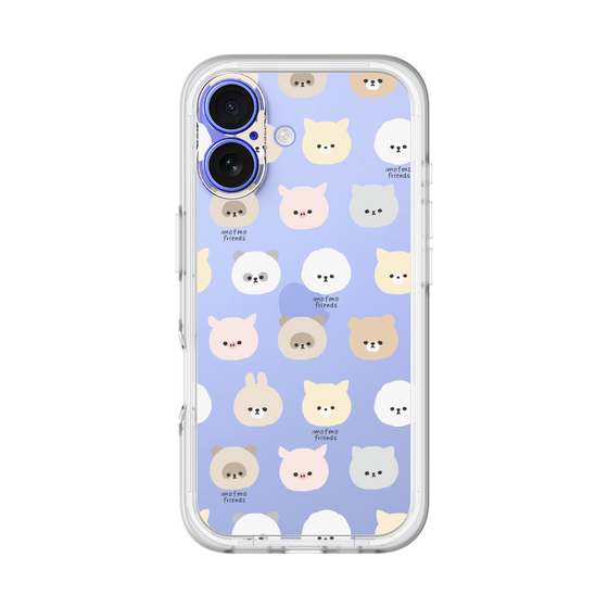 スリムプロテクションプレミアムケース［ mofmofriends - フェイス ］